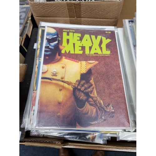 173 - HEAVY METAL: collection of approx 90 issues, 1970s-80s period, generally in good condition. (Qty)... 