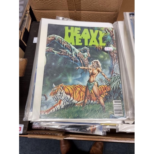 173 - HEAVY METAL: collection of approx 90 issues, 1970s-80s period, generally in good condition. (Qty)... 