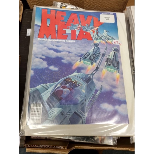 173 - HEAVY METAL: collection of approx 90 issues, 1970s-80s period, generally in good condition. (Qty)... 