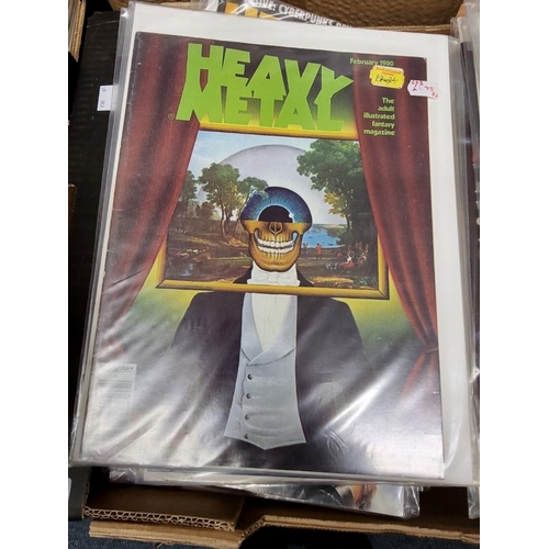 173 - HEAVY METAL: collection of approx 90 issues, 1970s-80s period, generally in good condition. (Qty)... 