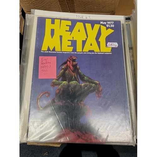 173 - HEAVY METAL: collection of approx 90 issues, 1970s-80s period, generally in good condition. (Qty)... 