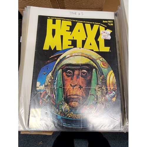 173 - HEAVY METAL: collection of approx 90 issues, 1970s-80s period, generally in good condition. (Qty)... 