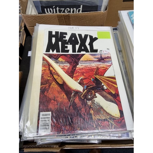 173 - HEAVY METAL: collection of approx 90 issues, 1970s-80s period, generally in good condition. (Qty)... 