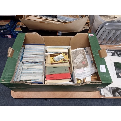 180 - POSTCARDS: a box of early foreign postcard sets plus approx. 1000 misc. modern cards, mixed conditio... 