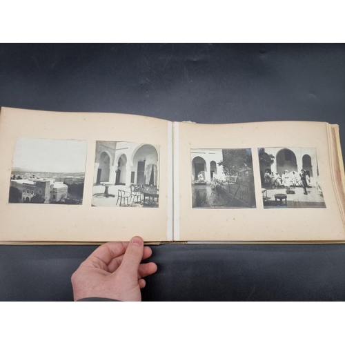 194 - MOROCCO: HARRY AUBREY DE VERE MACLEAN: early 20thc album containing some 98 b&w silver print pho... 