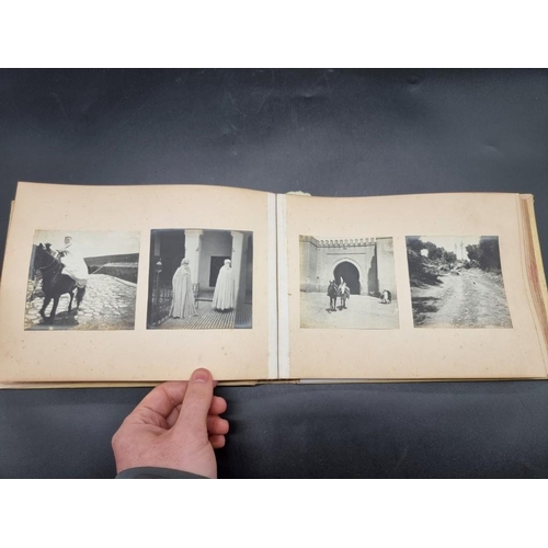 194 - MOROCCO: HARRY AUBREY DE VERE MACLEAN: early 20thc album containing some 98 b&w silver print pho... 