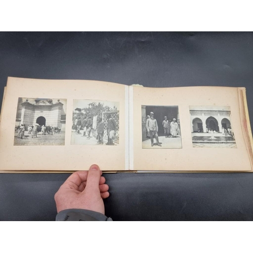 194 - MOROCCO: HARRY AUBREY DE VERE MACLEAN: early 20thc album containing some 98 b&w silver print pho... 