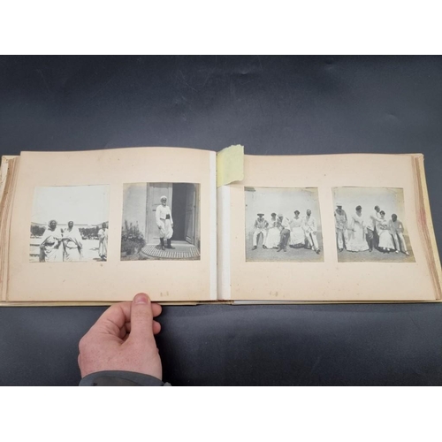 194 - MOROCCO: HARRY AUBREY DE VERE MACLEAN: early 20thc album containing some 98 b&w silver print pho... 