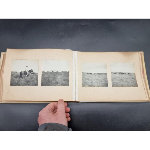 194 - MOROCCO: HARRY AUBREY DE VERE MACLEAN: early 20thc album containing some 98 b&w silver print pho... 