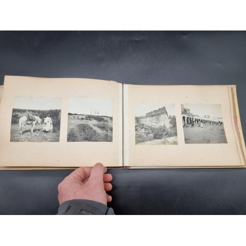 194 - MOROCCO: HARRY AUBREY DE VERE MACLEAN: early 20thc album containing some 98 b&w silver print pho... 