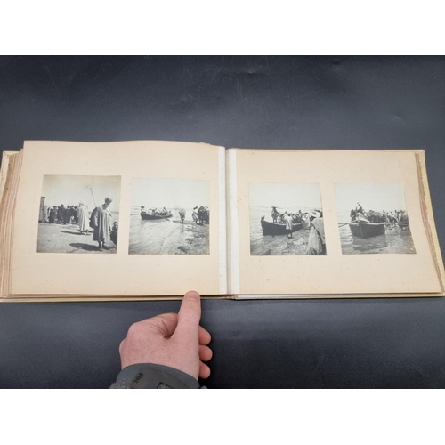 194 - MOROCCO: HARRY AUBREY DE VERE MACLEAN: early 20thc album containing some 98 b&w silver print pho... 