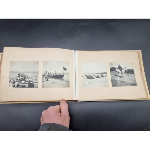 194 - MOROCCO: HARRY AUBREY DE VERE MACLEAN: early 20thc album containing some 98 b&w silver print pho... 