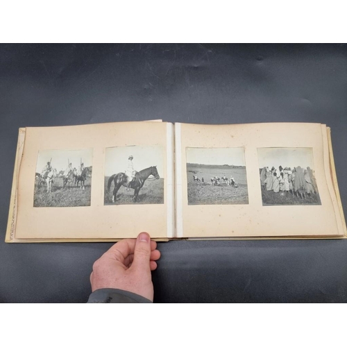 194 - MOROCCO: HARRY AUBREY DE VERE MACLEAN: early 20thc album containing some 98 b&w silver print pho... 