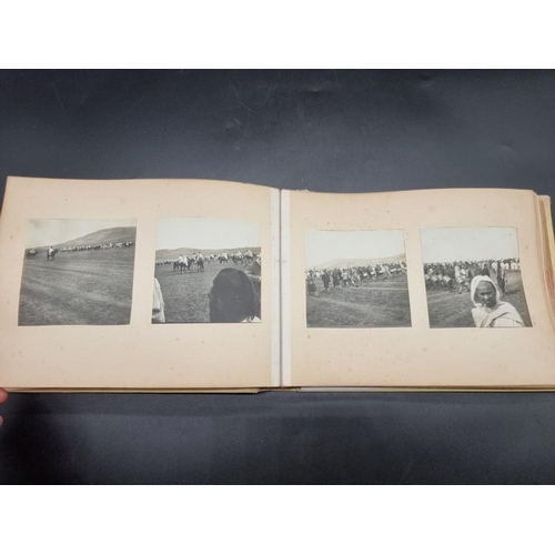 194 - MOROCCO: HARRY AUBREY DE VERE MACLEAN: early 20thc album containing some 98 b&w silver print pho... 