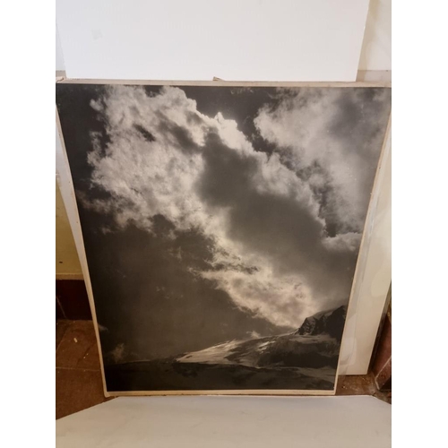 201 - PHOTOGRAPHY: GUNN (Ronald): 'Reflections in Window of Lorry...Paris Street Market': vintage gelatin ... 