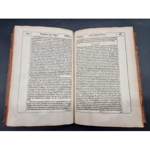 22 - BROWNE (Thomas): 'Pseudodoxia Epidemica: or, enquiries into many received tenents, and commonly pres... 