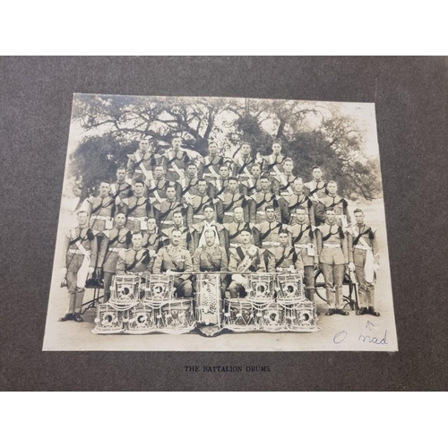 237 - PHOTOGRAPH ALBUM: INDIA: 'A Pictorial Souvenir of the First Battalion The Loyal Regiment (North... 