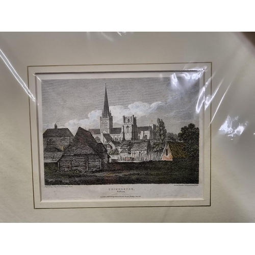 243 - CHICHESTER: a small quantity of prints and engravings, largely Chichester interest, various siz... 