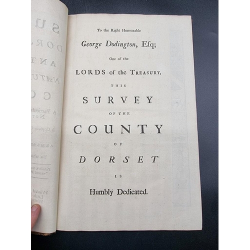 25 - COKER (John): 'A Survey of Dorsetshire. Containing the Antiquities and Natural History of that Count... 