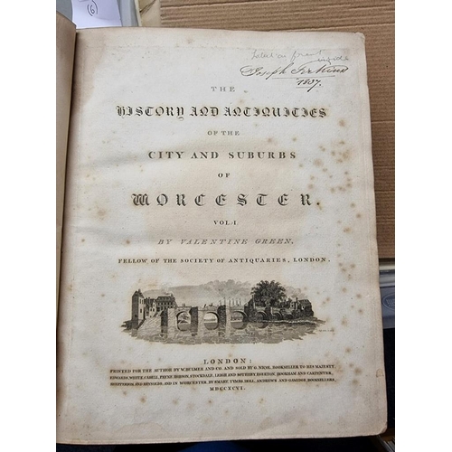 27 - GREEN (Valentine): 'The History and Antiquities of the City and Suburbs of Worcester..': London... 