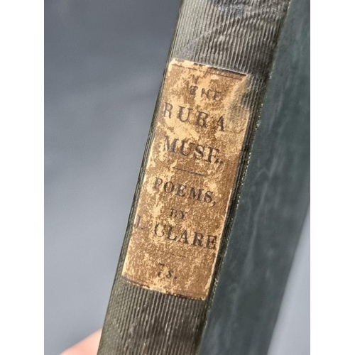 5 - CLARE (John): 'The Rural Muse...', London, Whittaker & Co, 1835. FIRST EDITION: engraved fr... 