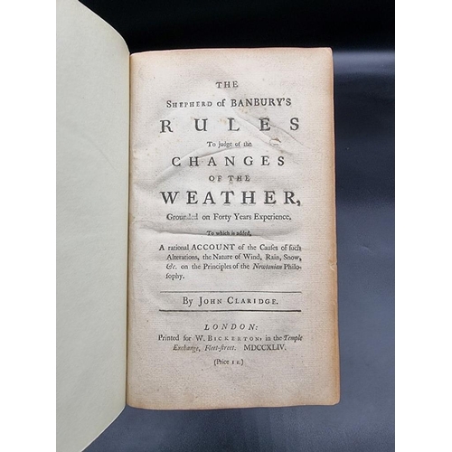 67 - MILLS (John): 'An Essay on the Weather; with remarks on the shepherd of Banbury's rules for jud... 