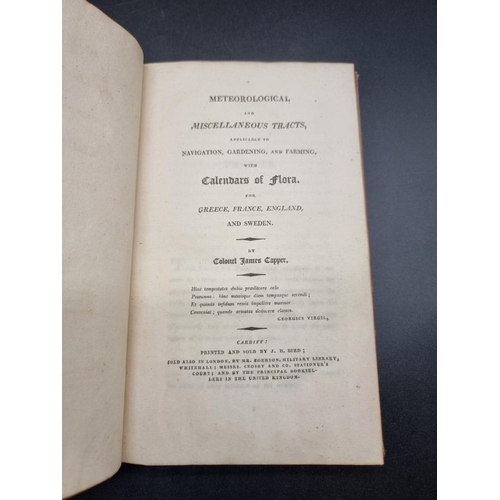 67 - MILLS (John): 'An Essay on the Weather; with remarks on the shepherd of Banbury's rules for jud... 