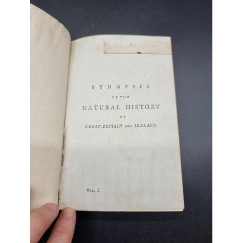 69 - BERKENHOUT (John): 'Synopsis of the Natural History of Great-Britain and Ireland. Containing a ... 