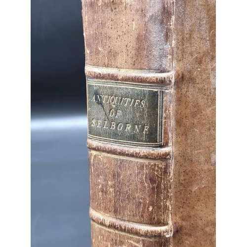 8 - WHITE (Gilbert): 'The Natural History and Antiquities of Selborne, in the County of Southampton... 