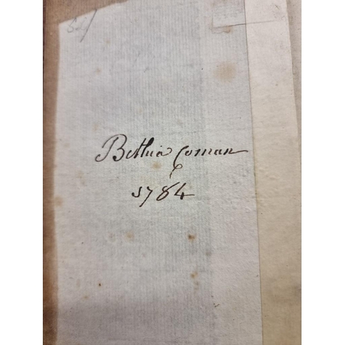 80 - BURNEY (Frances): 'Cecilia, or memoirs of an heiress..' London, printed for T Payne, 1782: 5 vo... 