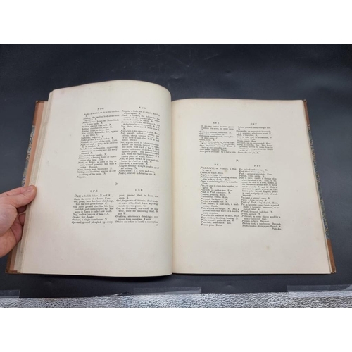 95 - GROSE (Francis): 'A Provincial Glossary; with a collection of local proverbs and popular supers... 