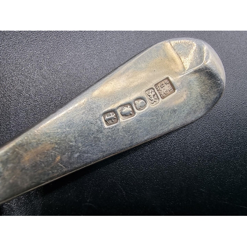 579 - A provincial silver Old English pattern butter knife, by James Barber, George Cattle II & Willia... 