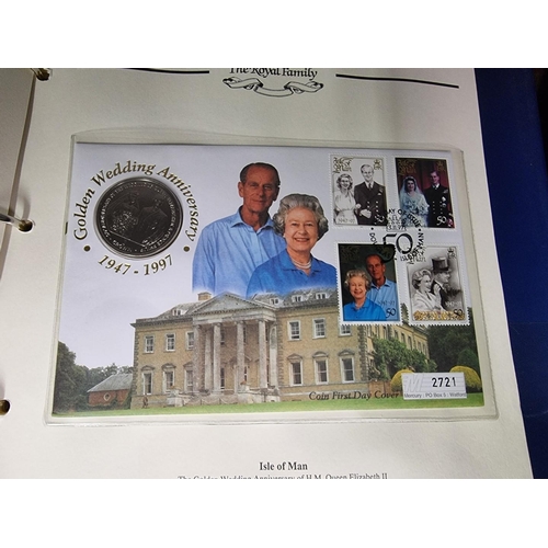 906 - Coins: a collection of First Day Covers and coin First Day covers, in albums. (qty)