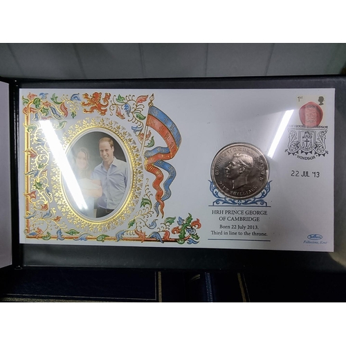 906 - Coins: a collection of First Day Covers and coin First Day covers, in albums. (qty)