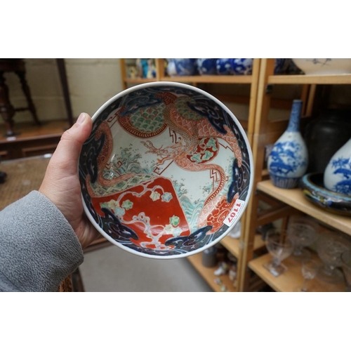 1107 - A collection of Japanese Imari plates and bowls. (8)