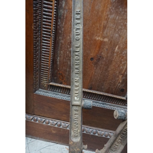 1190 - A large Stillson railway or pipe wrench; together with a large pair of bolt cutters; and one other. ... 