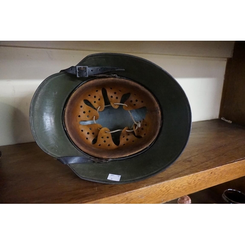 1807 - A German Transitional helmet, having stamp to interior dated 1936, and numbered R2020N.... 