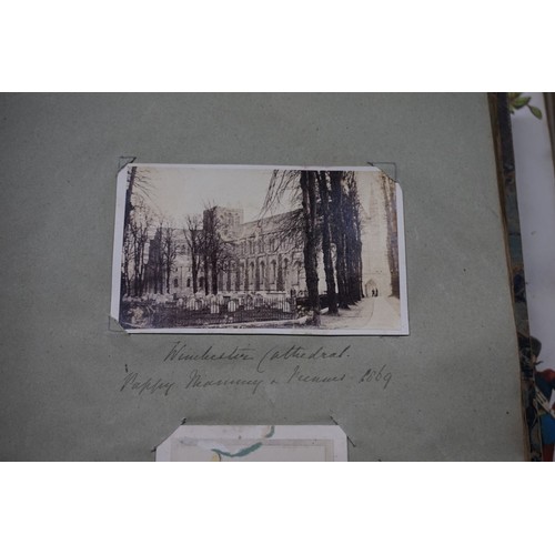 215 - SCRAP ALBUMS: an attractive 19th century scrap album of provenance Hibbert family, resident at ... 