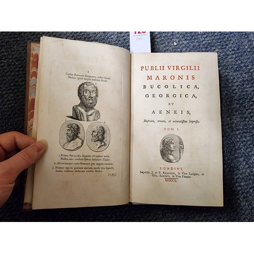 120 - VIRGIL: 'Publii Virgilii Maronis Bucolica, Georgica, et Aeneis...' London, J & P Knapton, 1... 