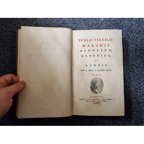 120 - VIRGIL: 'Publii Virgilii Maronis Bucolica, Georgica, et Aeneis...' London, J & P Knapton, 1... 