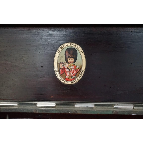 1170 - A 1920s mahogany table top gramophone, by Commonwealth; together with a collection of 78rpm records.... 