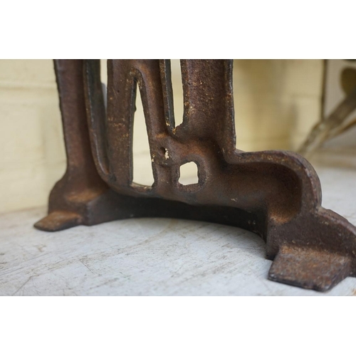 1234 - A Victorian cast iron figural doorstop, 27cm high.