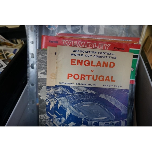 1252 - A collection of football programmes and similar, circa 1960s onwards. 