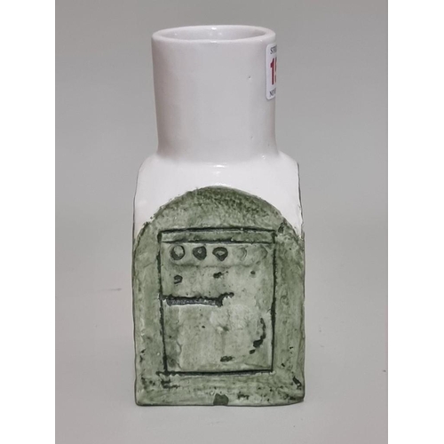 1513 - A Troika spice jar, initialled A R, 15cm.