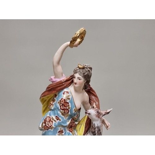 1558 - A large 19th century Continental porcelain figure group, 38cm high, (losses). ... 