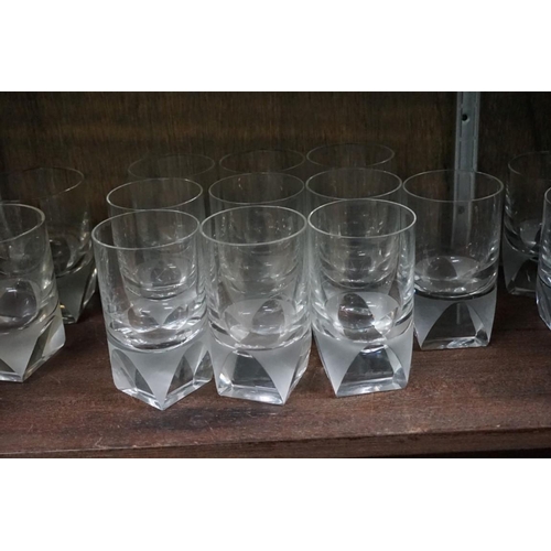 1565 - A part suite of Rosenthal Studio-Line glassware. (24)