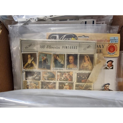 1615 - Stamps: a collection of First Day covers and presentation packs. 