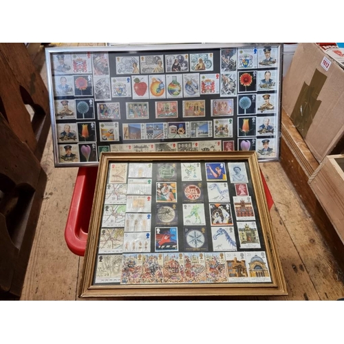 1616 - Stamps: a collection of framed displays; and other tea cards. 