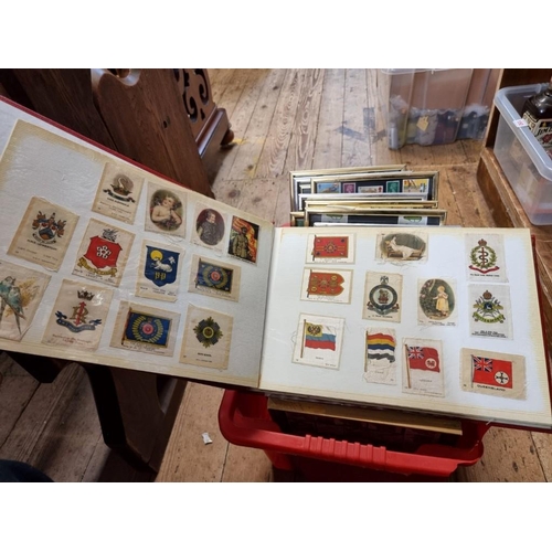 1616 - Stamps: a collection of framed displays; and other tea cards. 