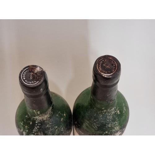 102 - Two 75cl bottles of Smith Woodhouse 1970 vintage port, (low shoulder level). (2)